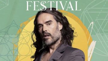 Russell Brand has been dropped as the headline act at an Australian wellness festival Wanderlust