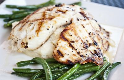 White fish – 18 grams protein per 100 grams 
