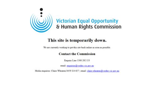 Victorian Human Rights Commission website hacked