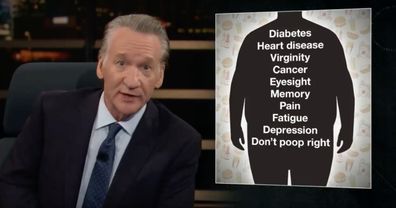 Bill Maher on his show.