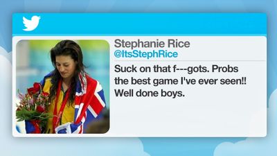 In 2010, Australian swimmer Stephanie Rice posted a homophobic slur on Twitter. She tweeted “Suck on that f**gots,” after the Wallabies defeated the Springboks.