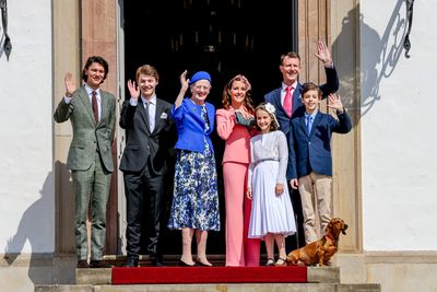 Prince Joachim and Princess Marie celebrate niece's confirmation, April 2022