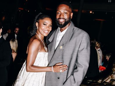 Gabrielle Union and Dwyane Wade at the Tiffany Blue Book Gala held at The Metropolitan Museum of Art on April 25, 2025 in New York