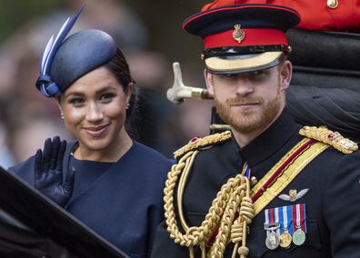 Harry Meghan Trooping the Colour 2019