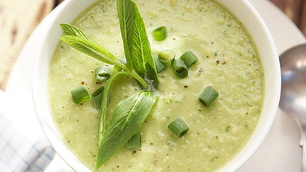 Lee Holmes' avocado and mint soup