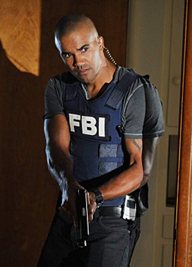 Shemar Moore, Criminal Minds, filming, on set