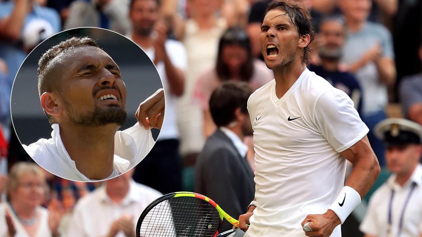 Rafael Nadal denies Nick Kyrgios in feisty Wimbledon classic