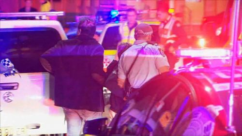 A father and son were hurt after being hit by a car in Sydney's east. (9NEWS)