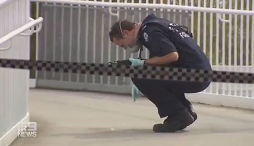 Perth train station hammer attack