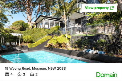 Luxury Sydney house pool Domain listing garden