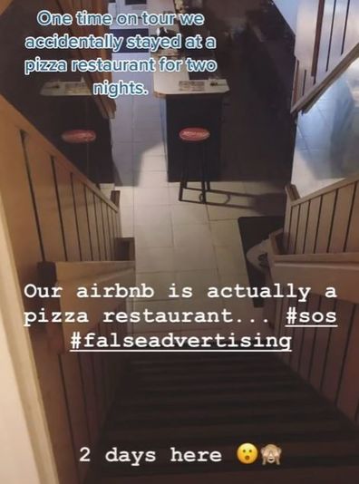 Airbnb was pizza restaurant