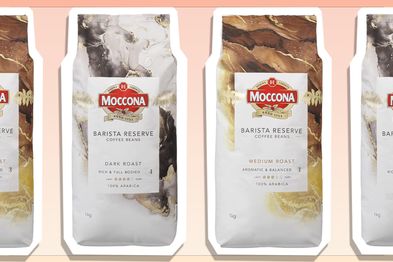 9PR: Moccona Barista Reserve Dark Roast Coffee Beans, 1kg and Moccona Barista Reserve Medium Roast Coffee Beans, 1kg