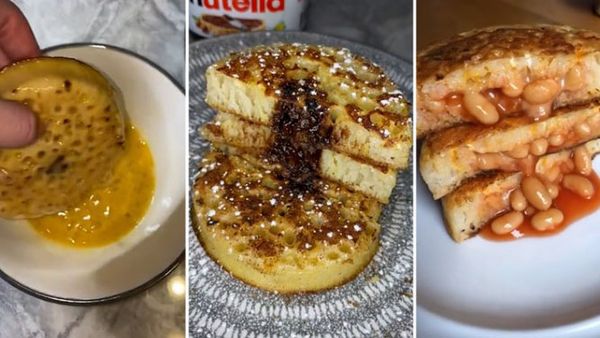 The stuffed crumpet trend is here
