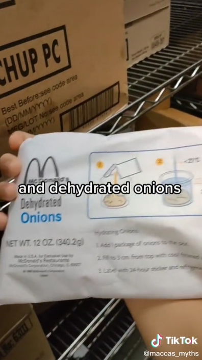 McDonald's employee reveals a little-known truth about the onions on your burger