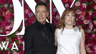 Bruce Springsteen, left, and Patti Scialfa arrive at the 72nd annual Tony Awards at Radio City Music Hall on Sunday, June 10, 2018, in New York. (Photo by Evan Agostini/Invision/AP)