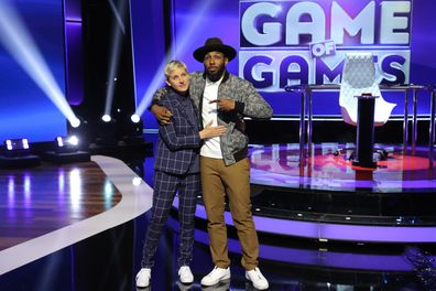 Ellen DeGeneres and Stephen tWitch Boss