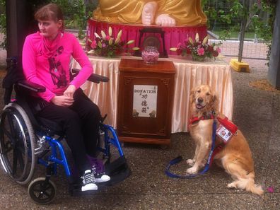 rett syndrome australian woman support animal petstock foundation smart pups