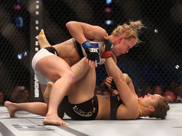 Holly Holm has defeated Ronda Rousey. (Getty)