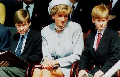 Diana with William and Harry