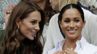 Kate and Meghan Royal Box Wimbledon 2019.