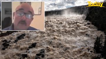 Scott Darcy Wyangala Dam wall flooding