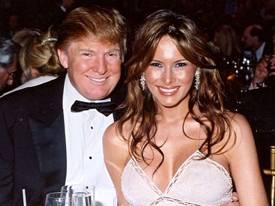 Donald and Melania Trump during a New Year's party at the Mar-a-Lago estate, Palm Beach, Florida, 2004. (Photo by Davidoff Studios/Getty Images)