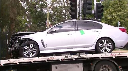 The crumpled wreckage of Mr Reid's vehicle has since been removed from the scene.