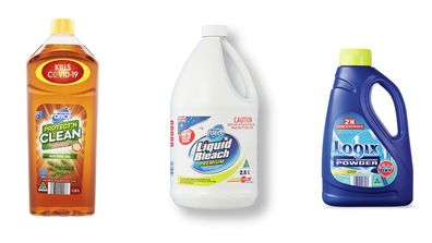 Aldi cleaning products