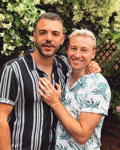 Luke Rutherford and Matthew Mitcham planning their wedding