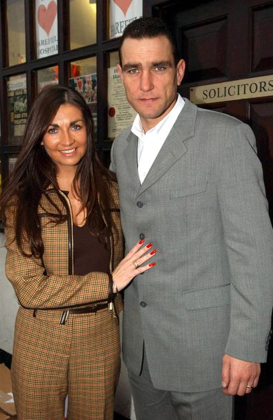  Vinnie Jones and his wife Tanya