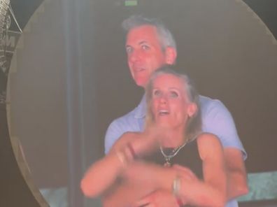 Coldplay Boston concert kiss cam