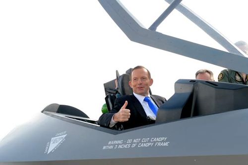 The Abbott Government announced it would purchase an additional 58 F-35 Joint Strike Fighters last year, at an initial cost of $12.4 billion. (AAP)