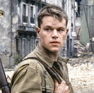 Matt Damon as Private James Francis Ryan: Then