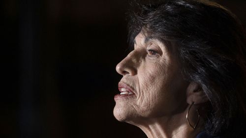 Dianne Foley, mother of slain journalist James Foley, spoke following a hearing at the U.S. Courthouse in Alexandria. 