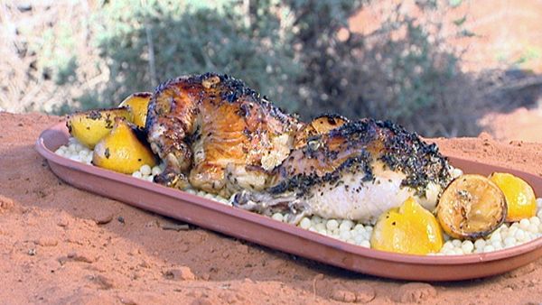 Lemon chicken with cous cous