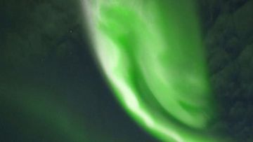 Northern Lights dance above Finland