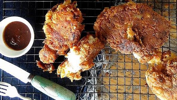 Crispy fried chicken