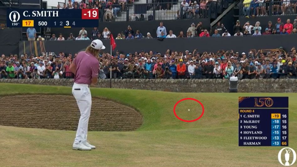 Cameron Smith's 'absolutely filthy' 17th hole par save a short game masterclass