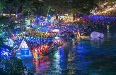 Thailand's famous full-moon party