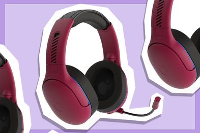 9PR: PDP PlayStation Airlite Pro Wireless Headset, Red