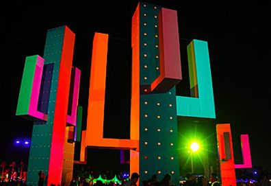 Cactus installation at Coachella festival (Getty)