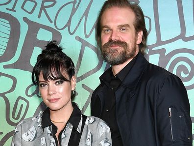 Lily Allen and David Harbour.