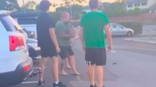 Sanders was at Alexandra Hills Shopping Centre in Brisbane to buy a rotisserie chicken last week when he was allegedly circled by a group of teens.