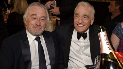 Robert De Niro and Martin Scorsese attend the 77th Annual Golden Globe Awards at The Beverly Hilton Hotel on January 05, 2020 in Beverly Hills, California.