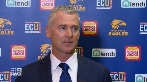 Eagles coach Adam Simpson