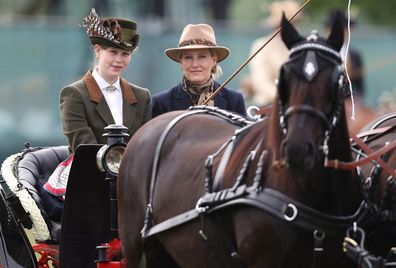 Queen Elizabeth horse riding at Balmoral Castle with Sophie Wessex and Prince Andrew