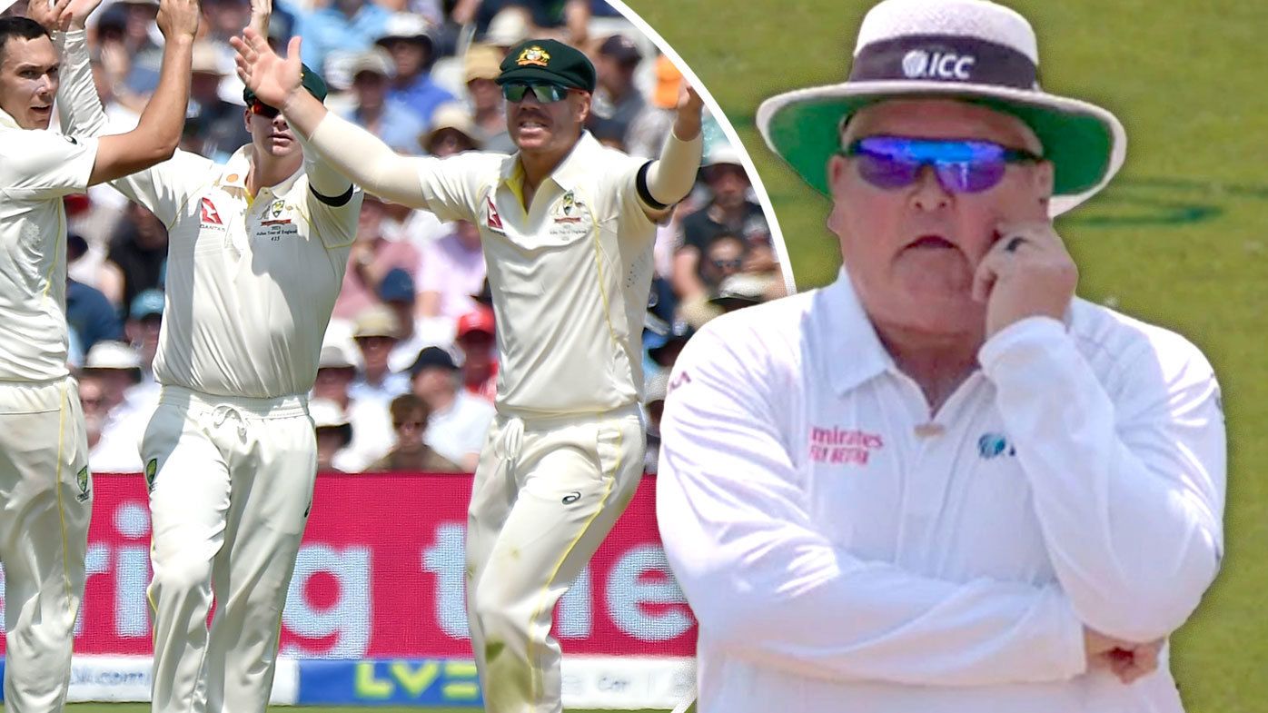 LIVE: Umpire blasted as players fume over 'terrible' call