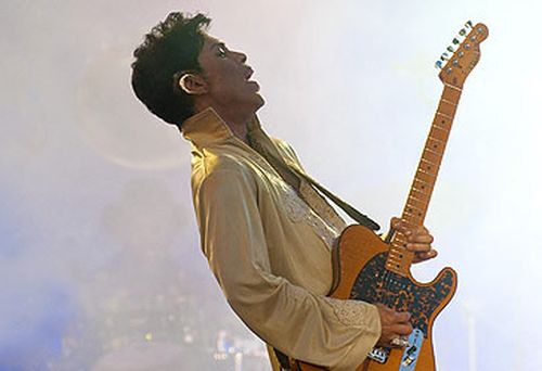 Prince performing at Hop Farm Festival (Getty)