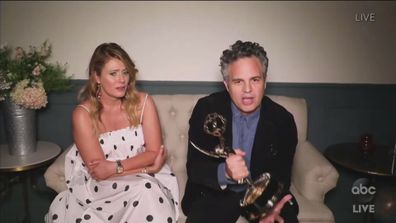 Mark Ruffalo wins outstanding lead actor in a limited series or movie at the Emmys.