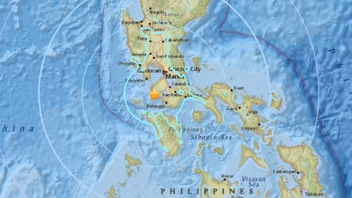 Buildings rattle as strong earthquake rocks Philippines